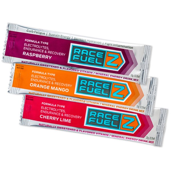 RaceFuelZ Raspberry, Orange Mango and Cherry Lime stick packs